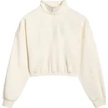 Dětská mikina 4F Sweatshirt F1939 Dětská velikost: 152 / Barva: béžová