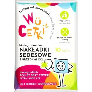 WC sedátko WuCetki Jednorázové papírové potahy na toaletní sedátko bílá