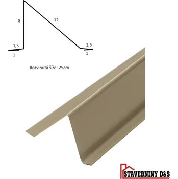 Sněhová zábrana 250 mm x 2 m