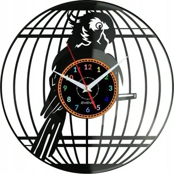 Hodiny Papoušek Nástěnné Hodiny Vinylová Deska Moderní Dekorativní Dárek