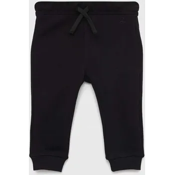 Dětské bavlněné tepláky United Colors of Benetton 3J70GF01N.P.NOS černá 99X, vel. 104