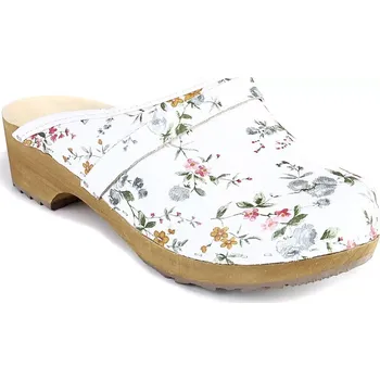 Dámská zdravotní obuv BabičkaOvečková.cz Dámské anatomické / ortopedické dřeváky flora, Velikost EU 38