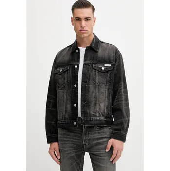 Dámské oblečení Džínová bunda Calvin Klein Jeans LV04RD707G černá 99X, vel. XS