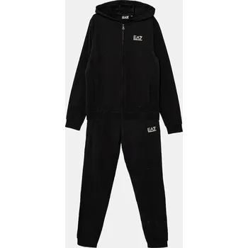 Dětská tepláková souprava EA7 Emporio Armani 7B000031.AF10380 černá 99A, vel. 170