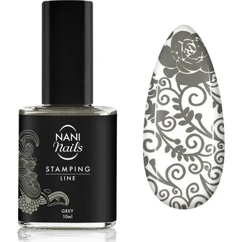 Lak na nehty NANI lak pro razítkovou metodu 10 ml - Grey