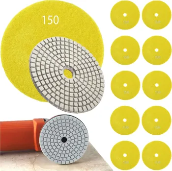 Brusný kotouč Real Home 10x diamantový lešticí kotouč 80 mm na broušení kameninových dlaždic 150