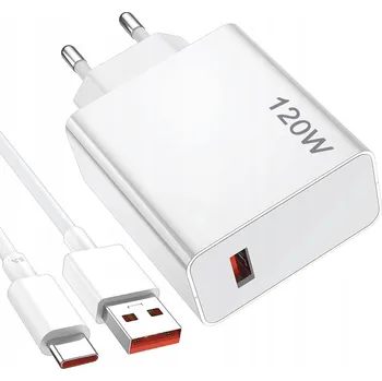 Síťová nabíječka USB typ C pro Xiaomi 3000 mA 5 V bílá