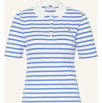 Dámská košile Tommy Hilfiger Dámská Polokošile Z Piké, režná / modrá, 44
