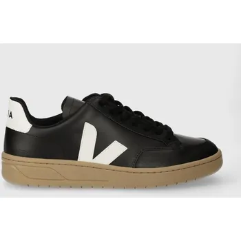 Pánské tenisky Kožené tenisky Veja V-12 černá barva, XD0203638 XD0203638B 99X, EUR 47