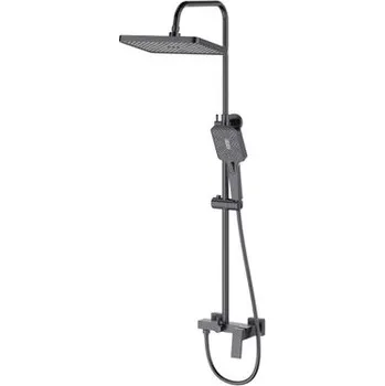 Sprchový set Sprchový sloup s baterií MIXXUS PREMIUM GAUDI 003J GRAPHITE, grafitová | GAUDI 003J GRAPHITE Procraft