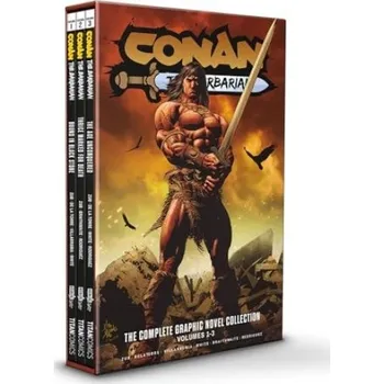 Cizojazyčná kniha Conan the Barbarian 1-3 Slipcase Set - Zub, Jim a De La Torre, Robert a Braithwaite, Doug