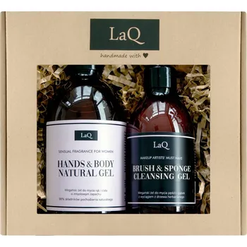 Sprchový gel Sada LaQ Sensual 500 ml sprchový gel + 300 ml gel na mytí štětců a houbiček