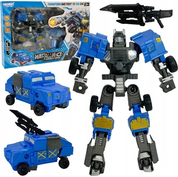 ROBOT FIGURKA AUTO VOJENSKÉ TRANSFORMER XXL 2v1 ROZKLÁDACÍ WOOPIE