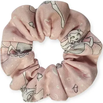 ESITO | Gumička do vlasů scrunchies Víly - růžová / UNI