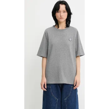 Dámské tričko Bavlněné tričko Maison Kitsuné Bold Fox Head Patch Comfort dámské, růžová barva, MW00127KJ0119, S, 90X