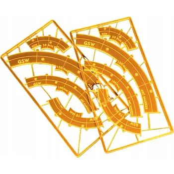 Příslušenství k deskovým hrám SW Legion: Žetony palebné linie - fluorescenční