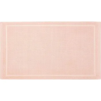 Koupelnová předložka Protiskluzová bavlněná koupelnová předložka NIAM růžová, koberec 70 x 120 cm