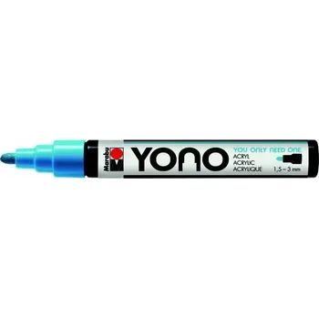 YONO Popisovač 1,5-3 mm 255 Akvamarínový AKRYLOVÝ