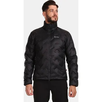 Kilpi Papilon-M černá UM0153 pánská lehká péřová bunda Primaloft Down Blend DWR - L