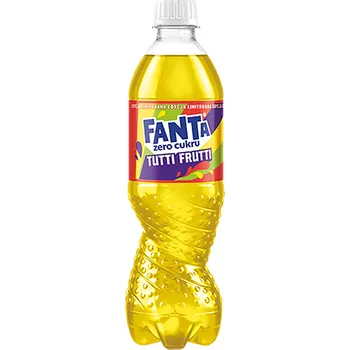 Limonáda Fanta Tutti Frutti ZERO víceovocný sycený nápoj BEZ CUKRU 500ml