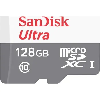 Paměťová karta Paměťová karta micro SD SanDisk ULTRA 128GB, rychlost 100 MB/s