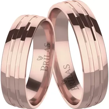 Prsten Olympic Red - snubní prsteny z červeného zlata