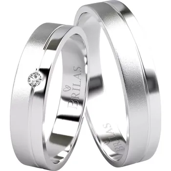 Prsten Loreta White - snubáčky v bílém zlatě