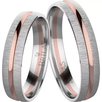 Prsten Rambos Colour RW - krásné zlaté snubní prstýnky