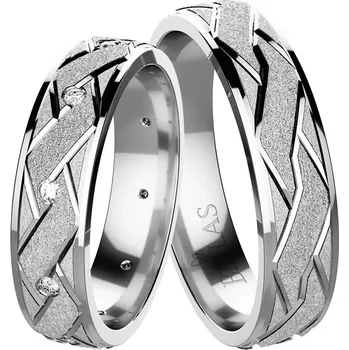 Prsten Kora White - snubní prsteny z bílého zlata