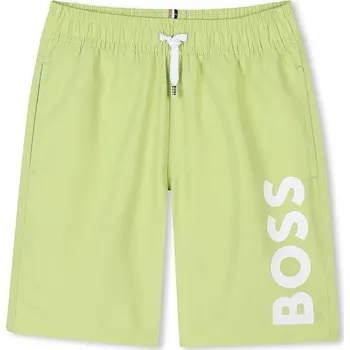 Chlapecké kraťasy Dětské plavkové šortky BOSS zelená barva, J51973 J51973.114.150 71X, vel. 114