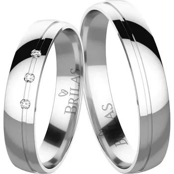 Prsten Dominika White - snubní prsteny z bílého zlata