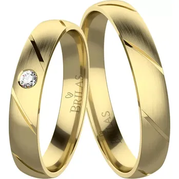 Prsten Doubravka Gold - snubní prsteny ze žlutého zlata