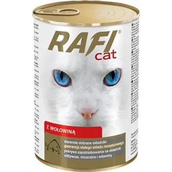 Krmivo pro kočku DOLINA NOTECI Rafi Cat s hovězím masem - vlhké krmivo pro kočky - 415g