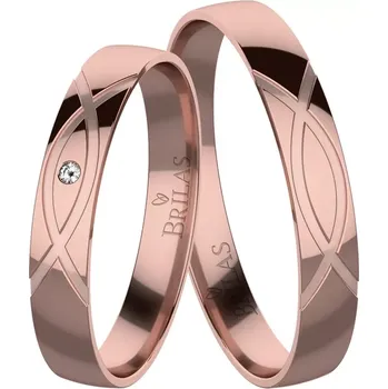 Prsten Drazan Red - snubní prsteny z červeného zlata