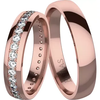 Prsten Raison Red - snubní prsteny z červeného zlata