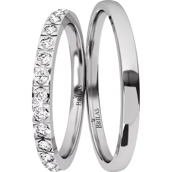 Prsten Tamara White - snubní prsteny z bílého zlata