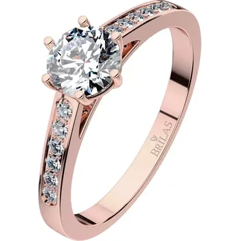 Prsten Isisi Red - okázalý zásnubní prsten z růžového zlata
