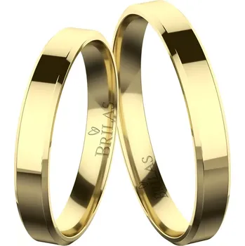 Prsten Parker - snubní prsteny ze žlutého zlata