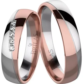 Prsten Enrica Colour RW - snubní prsteny z kombinovaného zlata