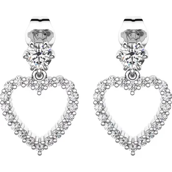 Náušnice Dorota - stříbrné náušnice se zirkony