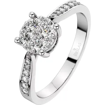 Prsten Zlata Princess White - zásnubní prsten z bílého zlata