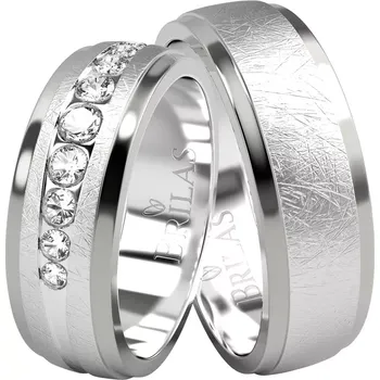 Prsten Delores White - snubní prsteny z bílého zlata