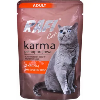 Krmivo pro kočku RAFI Cat Adult with duck - mokré krmivo pro kočky - 100g