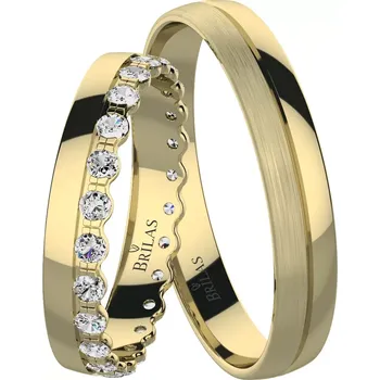 Prsten Fiera Gold - snubní prsteny ze žlutého zlata