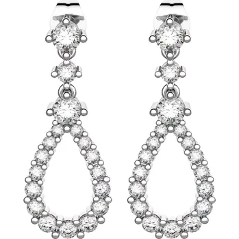 Náušnice Gardena - stříbrné náušnice se zirkony