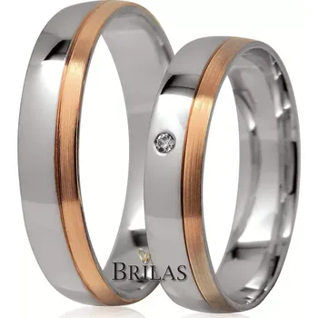 Prsten Sibilla Colour I RW - kombinované svatební prsteny