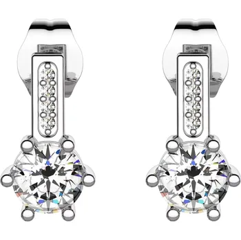 Náušnice Muki - stříbrné náušnice se zirkony