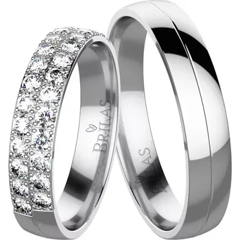 Šperk Karin White - snubní prsteny z bílého zlata