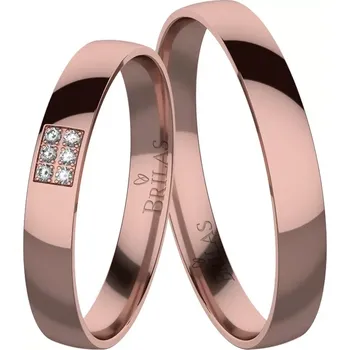 Šperk Otýlie Red - snubní prsteny z červeného zlata