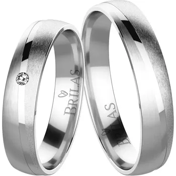 Prsten Dante White - snubní prsteny z bílého zlata